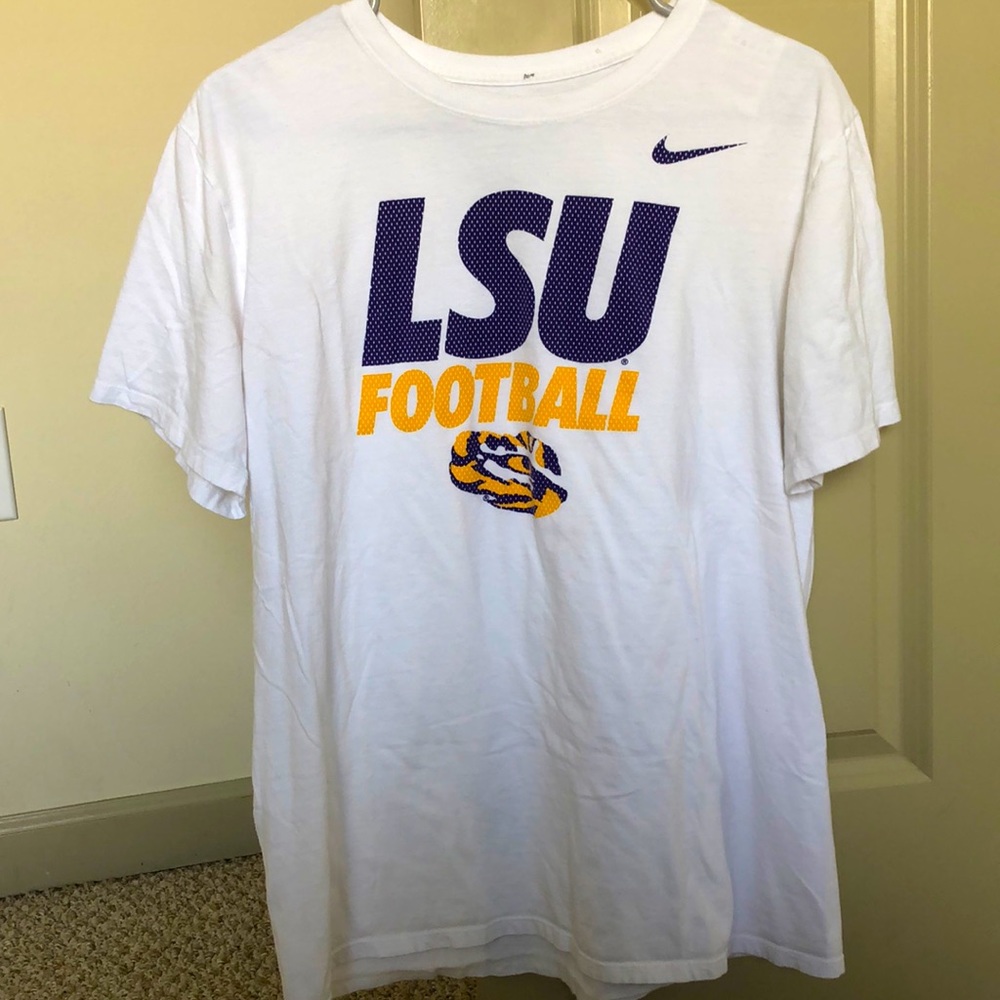 NIKE LSU Football T-Shirt - Picture 1 of 3